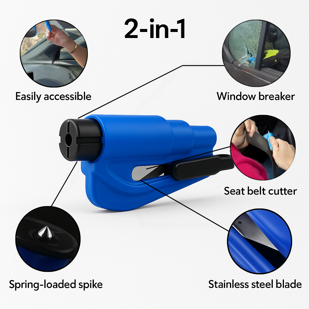 NoRegrets Emergency Car Escape Tool